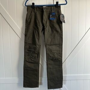 NWT Boys Levi's Olive Green Slim Fit Jeans Size 14